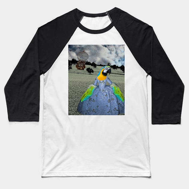 Princess de Macaw Baseball T-Shirt by Loveday101